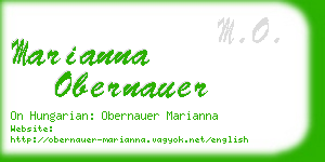 marianna obernauer business card